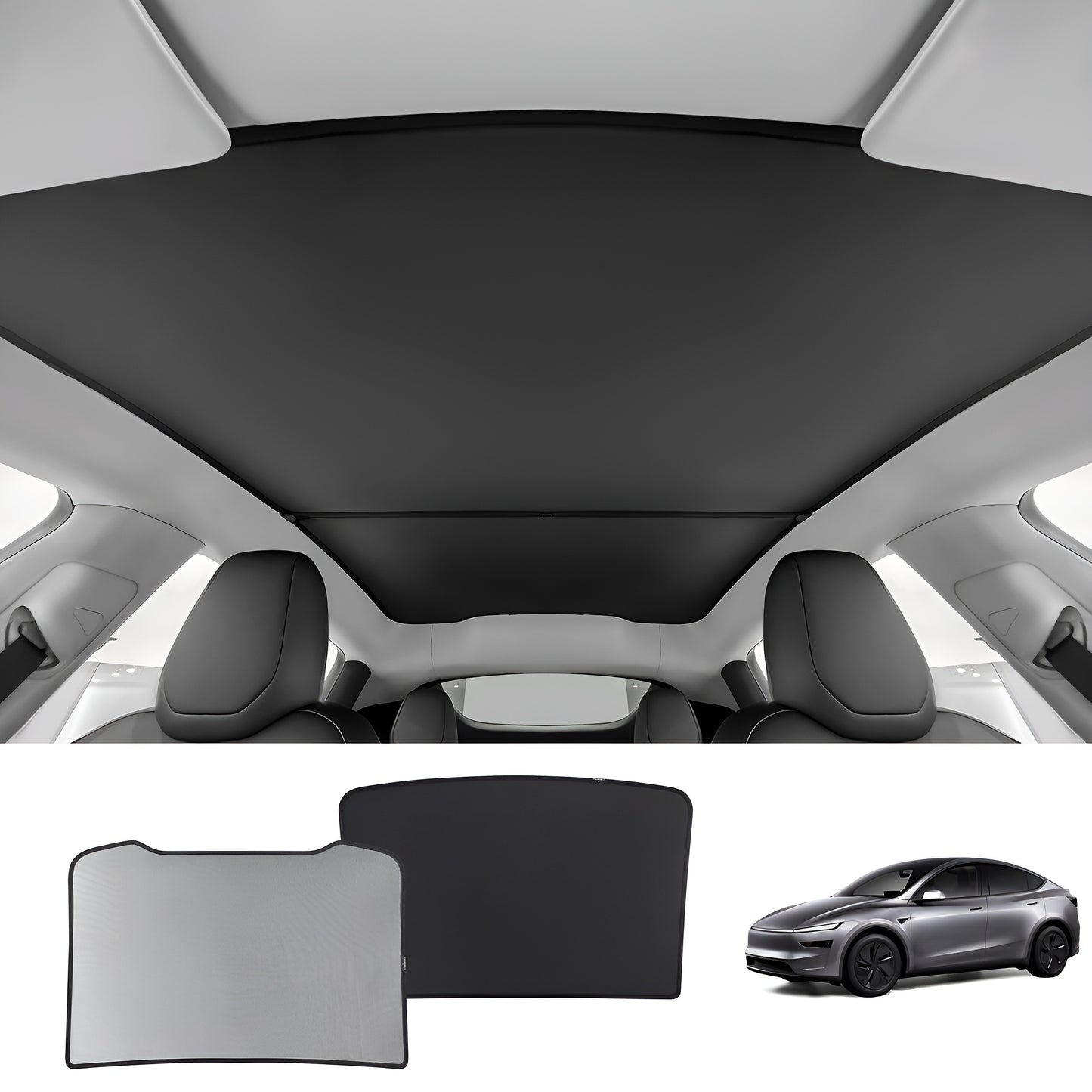 TESLAIMOD™ UltraFit Sunroof Sunshade — Model Y/ Model 3
