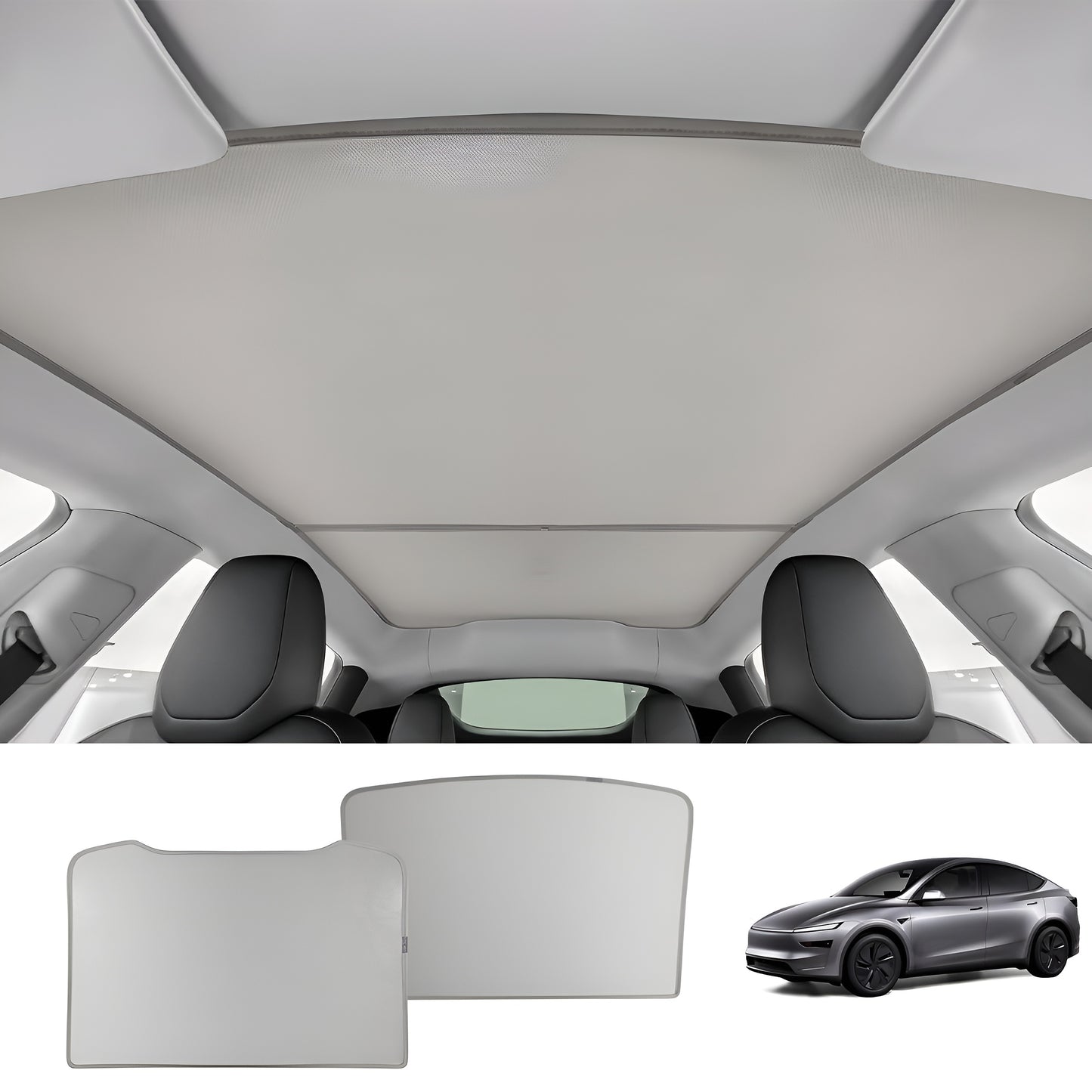TESLAIMOD™ UltraFit Sunroof Sunshade — Model Y/ Model 3