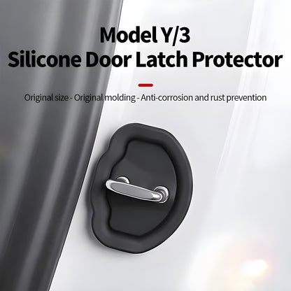 TESLAIMOD™ Noise Reduction Door Lock Covers – Model 3/Y (4 Pcs)