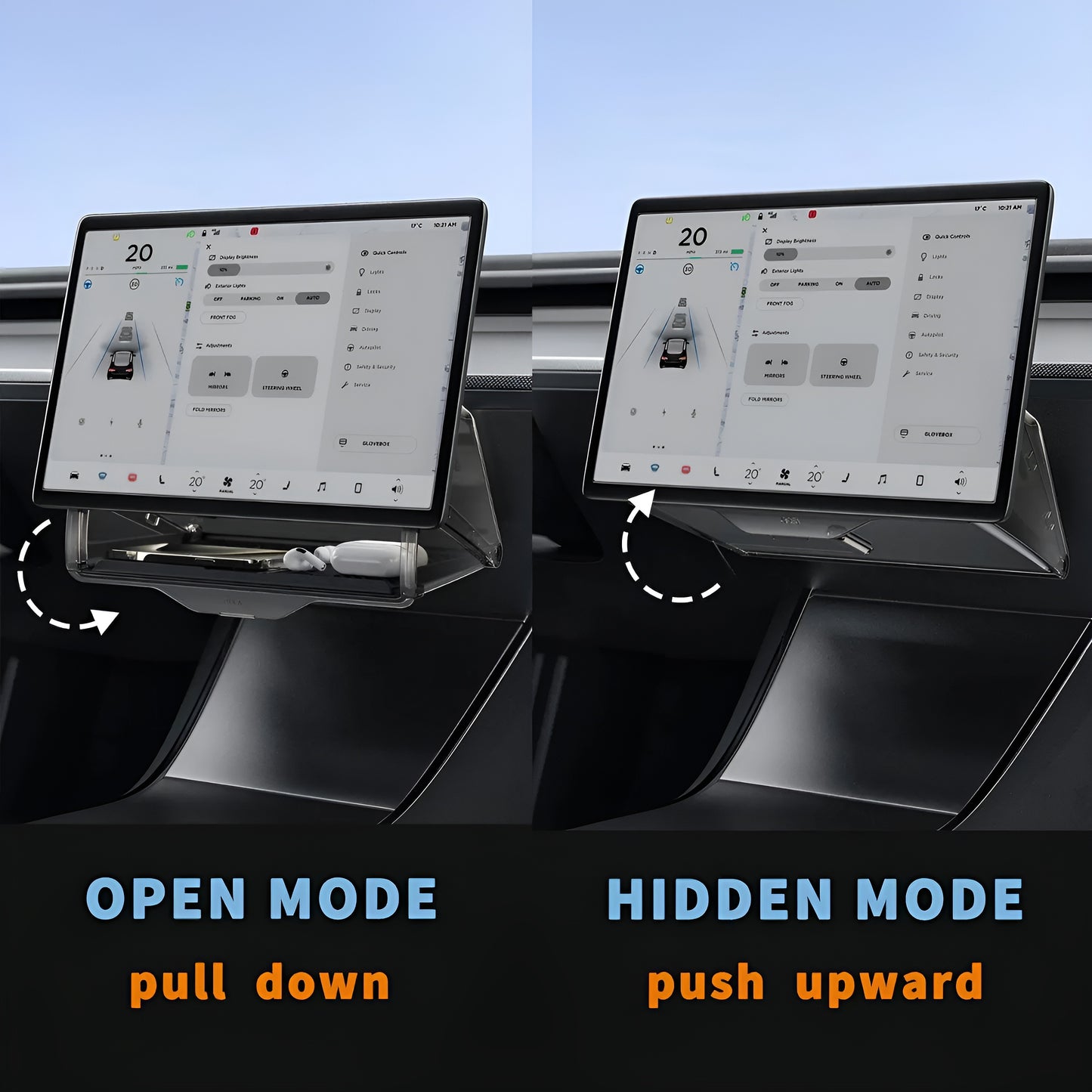 TESLAIMOD™ Hidden Center Console Storage Box for Model 3/Y