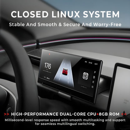 TESLAIMOD™ 8.9" Wireless CarPlay HUD for Model 3/Y