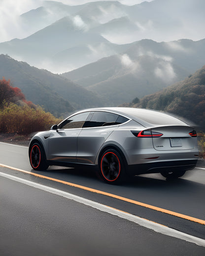 TESLAIMOD™ Aluminum Alloy Wheel Rim Protector- Fits Tesla Model X, Y, S, 3 (4pcs)