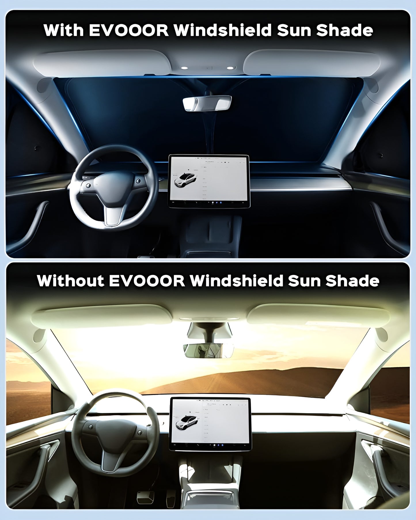 TESLAIMOD™ Privacy & Thermal Insulation Sunshade Curtains — for Tesla Model Y/3/X/S