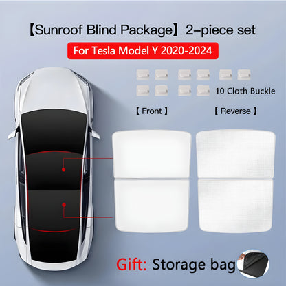 TESLAIMOD™ UltraFit Sunroof Sunshade — Model Y/ Model 3
