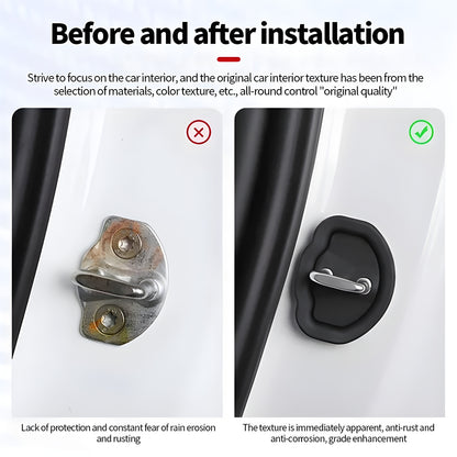 TESLAIMOD™ Noise Reduction Door Lock Covers – Model 3/Y (4 Pcs)