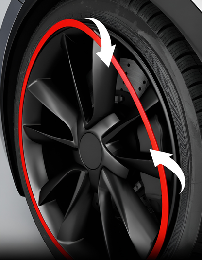 TESLAIMOD™ Aluminum Alloy Wheel Rim Protector- Fits Tesla Model X, Y, S, 3 (4pcs)