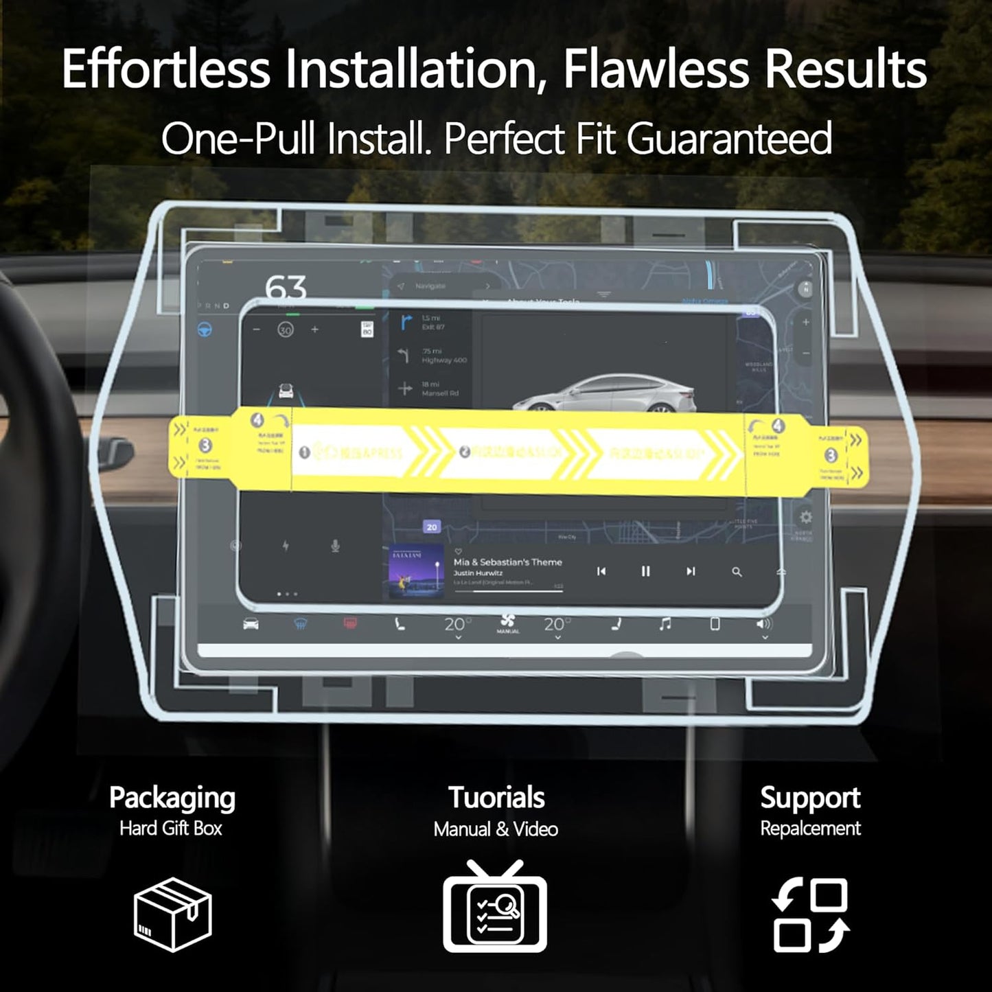 TESLAIMOD™ Tempered Glass Screen Protector