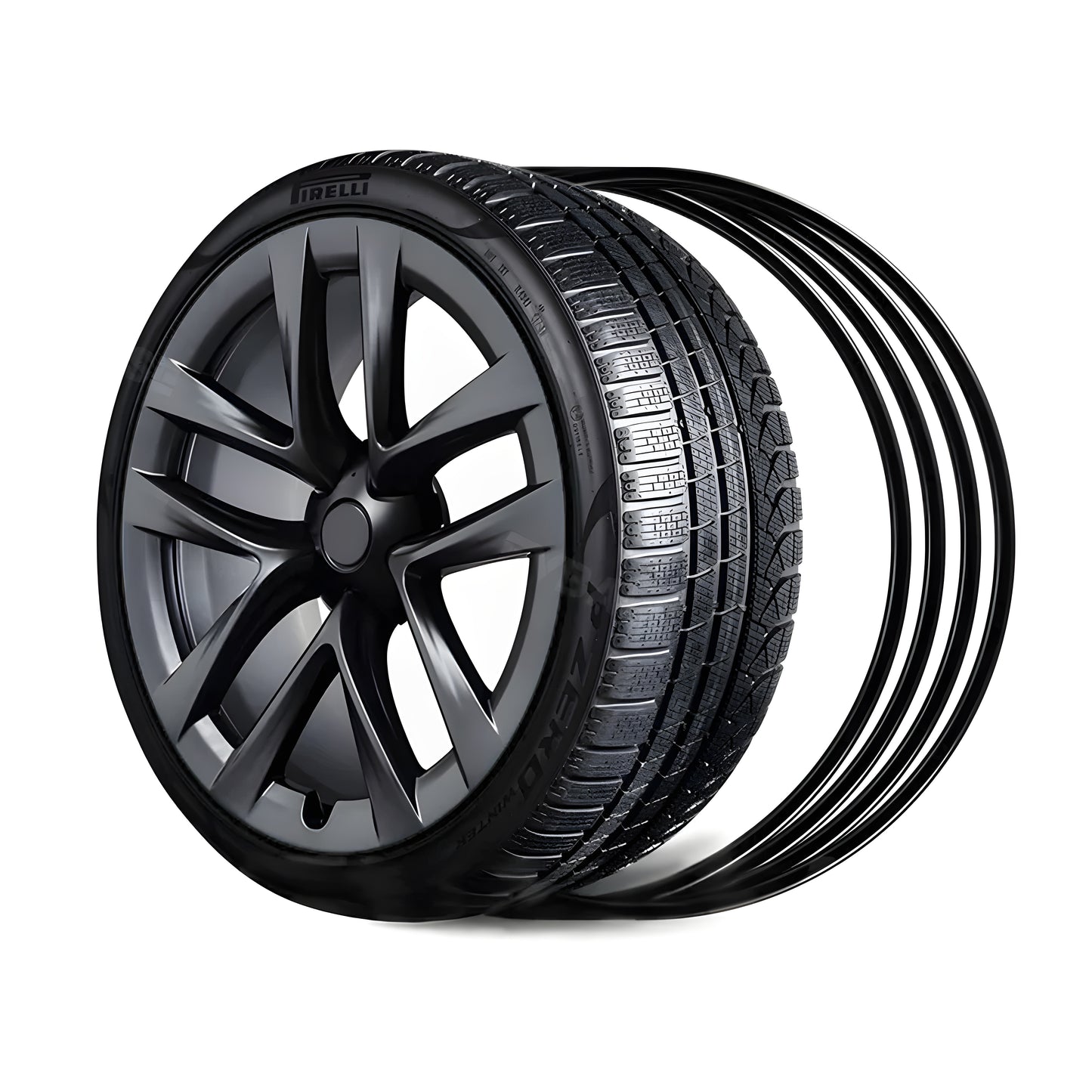 TESLAIMOD™ Aluminum Alloy Wheel Rim Protector- Fits Tesla Model X, Y, S, 3 (4pcs)