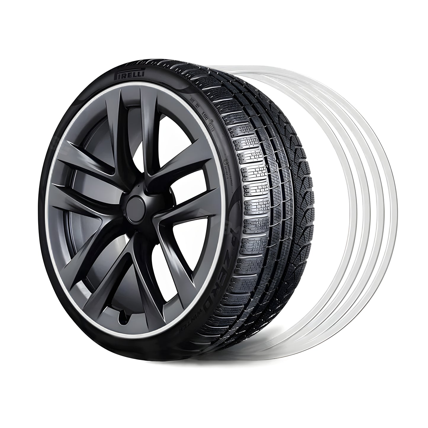 TESLAIMOD™ Aluminum Alloy Wheel Rim Protector- Fits Tesla Model X, Y, S, 3 (4pcs)